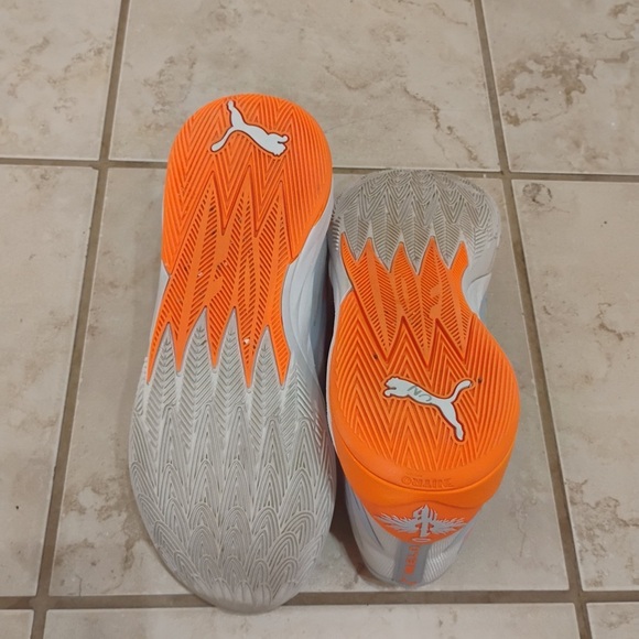 Puma MB.02 Gorange High Top Athletic Shoes Sneakers Flame Fire Size 8 - Picture 6 of 14
